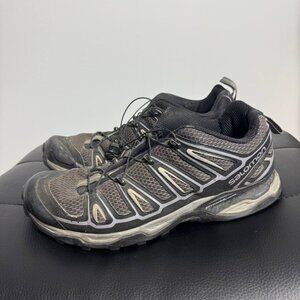 Salomon X Ultra 2 Men's Trail Hiking Shoes Size 9.5 Black Gray Used